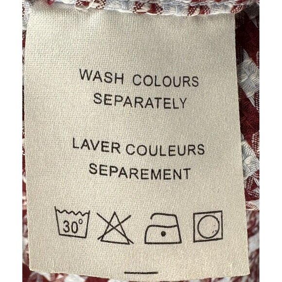 English Laundry Mens Dress Shirt Geometric Flip Cuff Long Sleeve Size Small - Picture 9 of 10